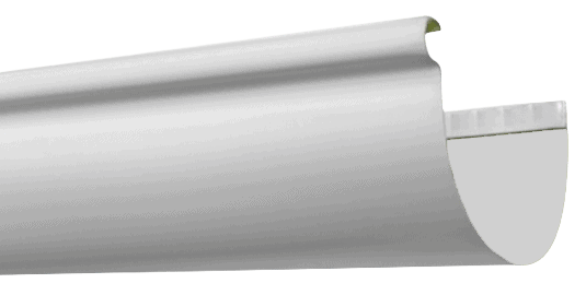 6 inch half round aluminum gutter